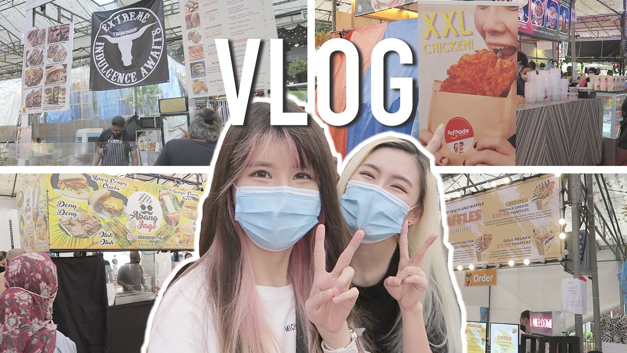 「姐妹独居生活Vlog」去Bazaar吃吃喝喝🍗 修坏掉的手机📱 跟邻居说他很吵🤫