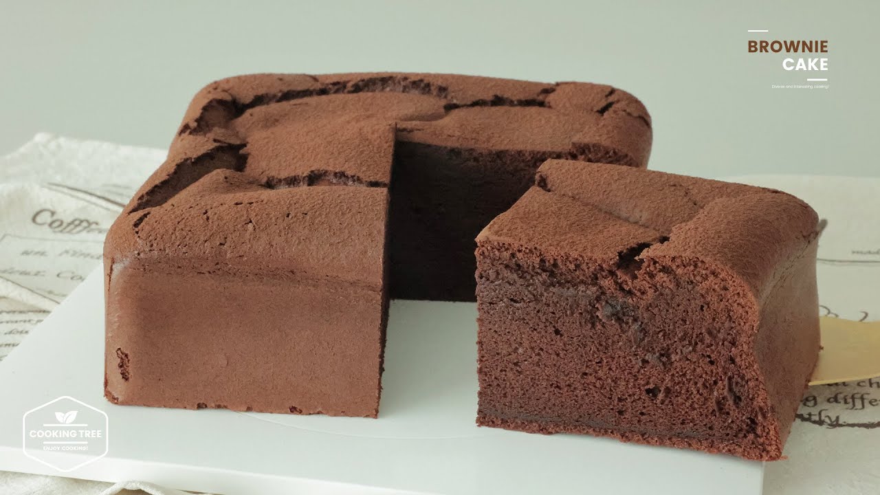 브라우니 케이크 만들기 : Brownie Cake Recipe | Cooking tree