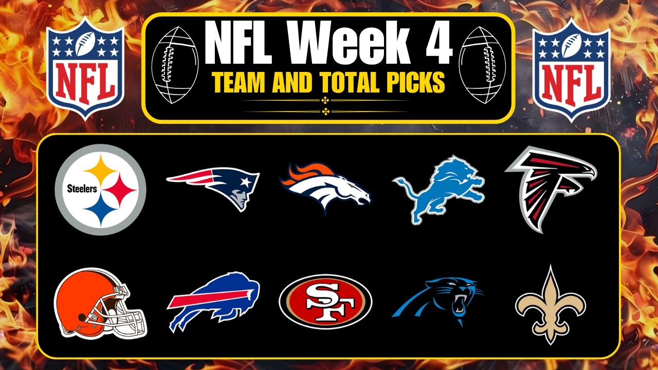 NFL Week 4 Picks! NFL Picks & Predictions 2026