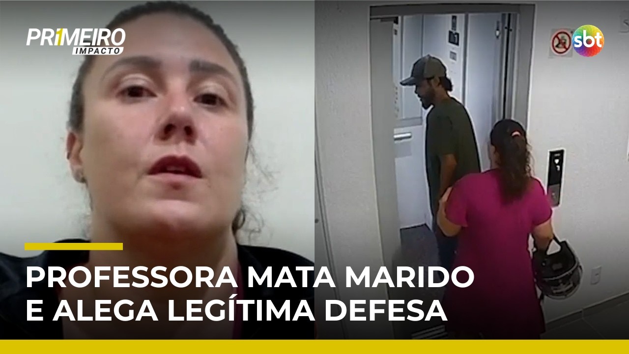 Professora presa ap&oacute;s matar marido diz ter agido em leg&iacute;tima defesa em depoimento | #PrimeiroImpacto