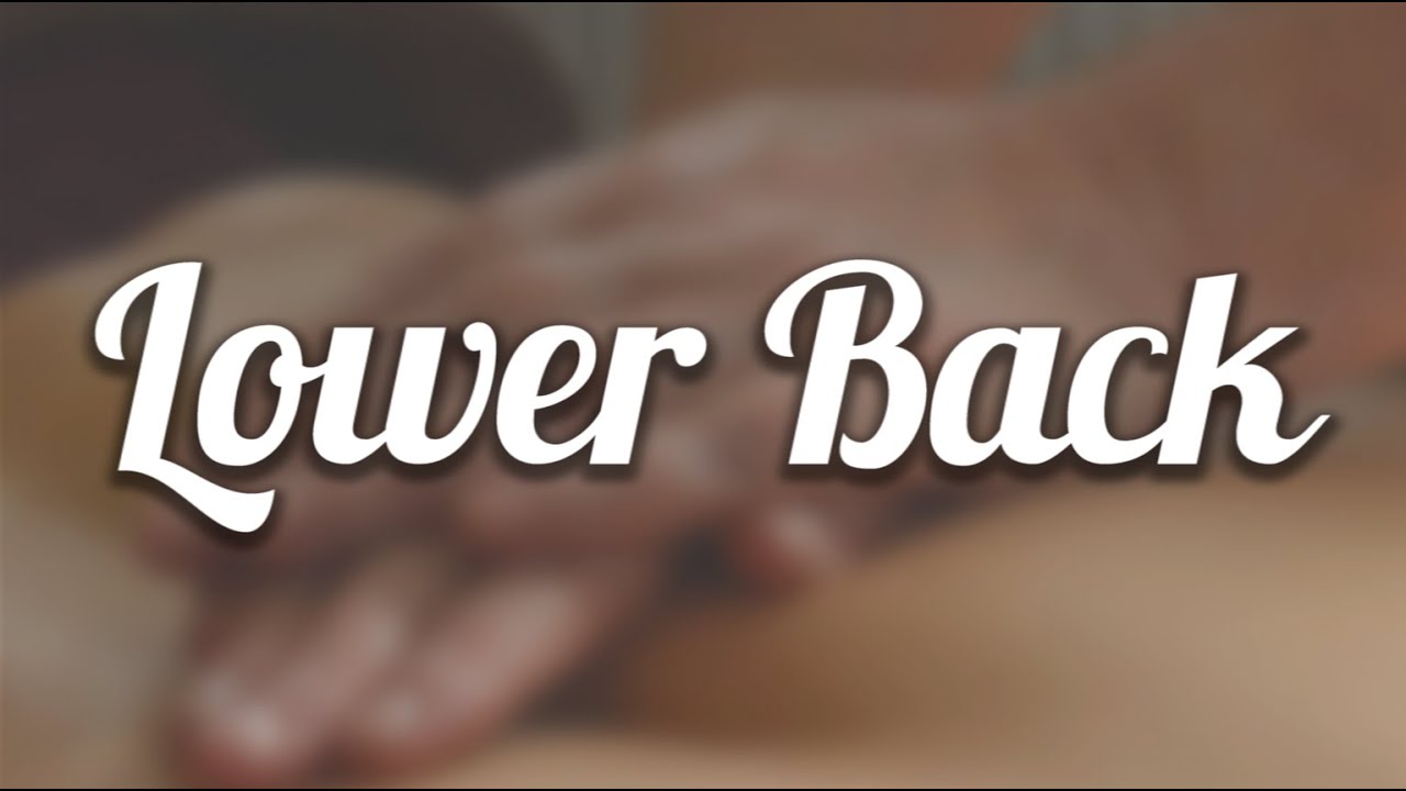No 4 Lower Back Massage