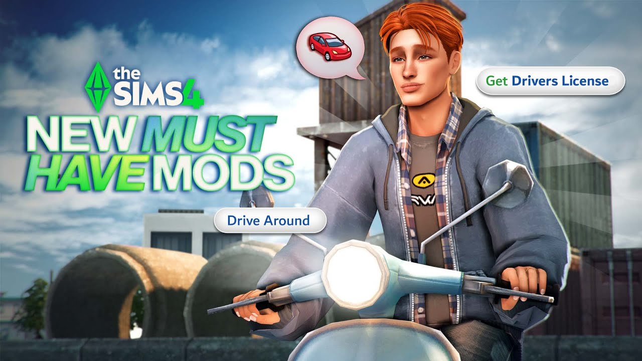 DRIVEABLE Vespas & Motorcycles in The Sims 4!! 🗣️🗣️ | Mod Bites