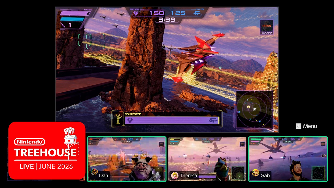 Star Fox &ndash; GameChat Multiplayer Gameplay &ndash; Nintendo Treehouse: Live | June 2026