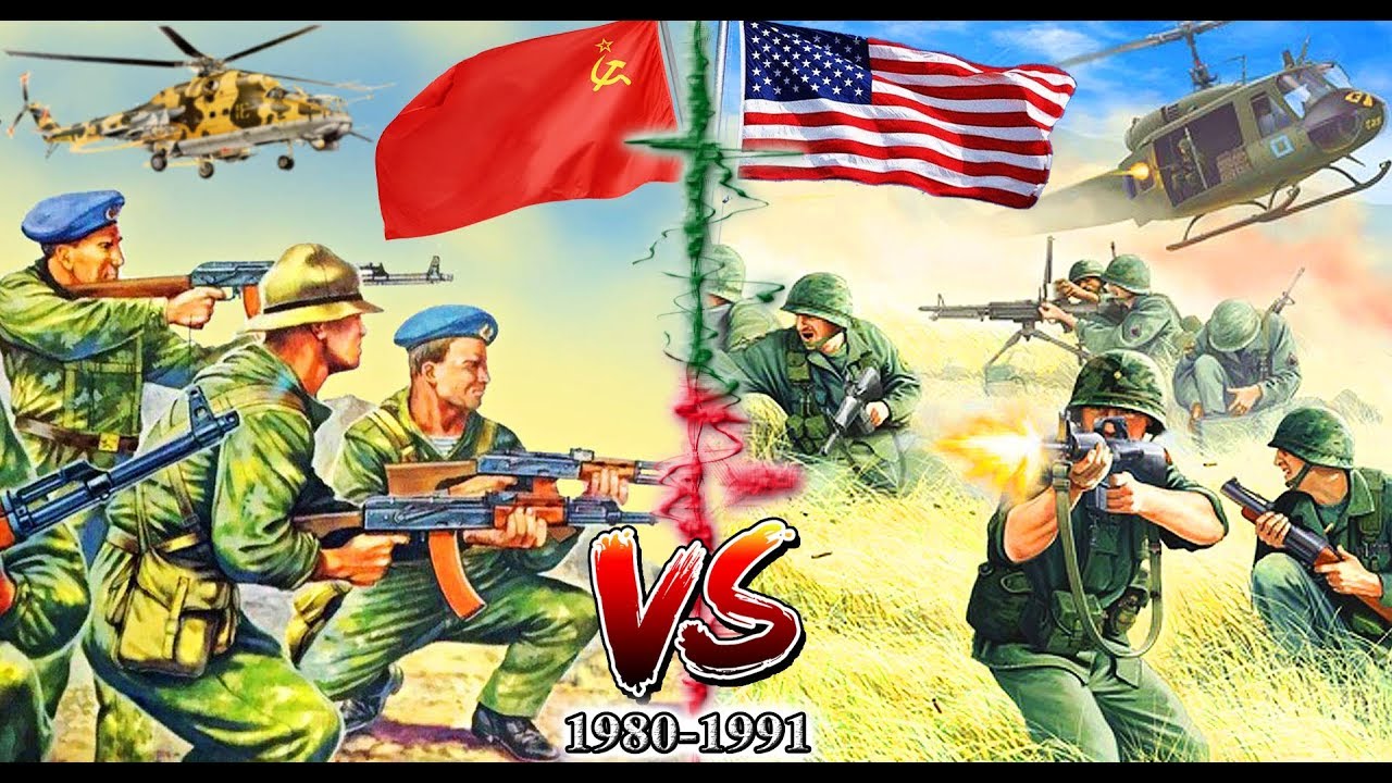 СССР vs США. ГОРЯЧАЯ ВОЙНА 1980-1991 ⭐ Армия СССР и US armed force