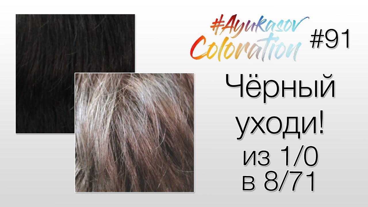 #AyukasovColoration #91 Кислотная смывка Декапирование Подложка Окрашивание