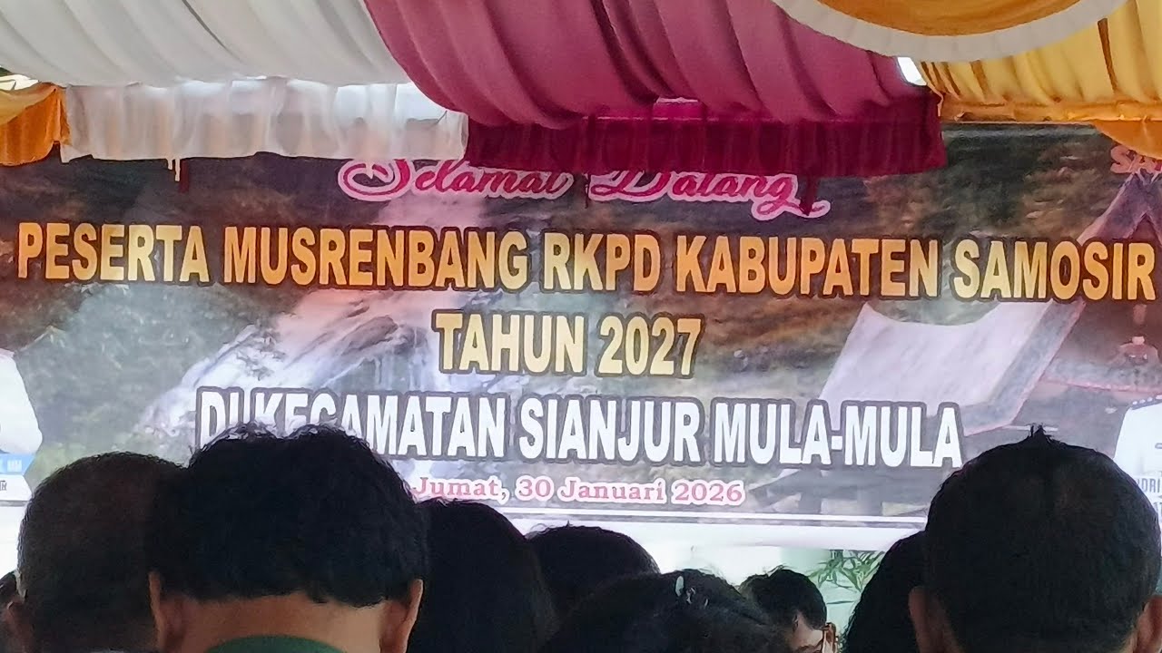 Musrembang RKPD Kabupaten Samosir