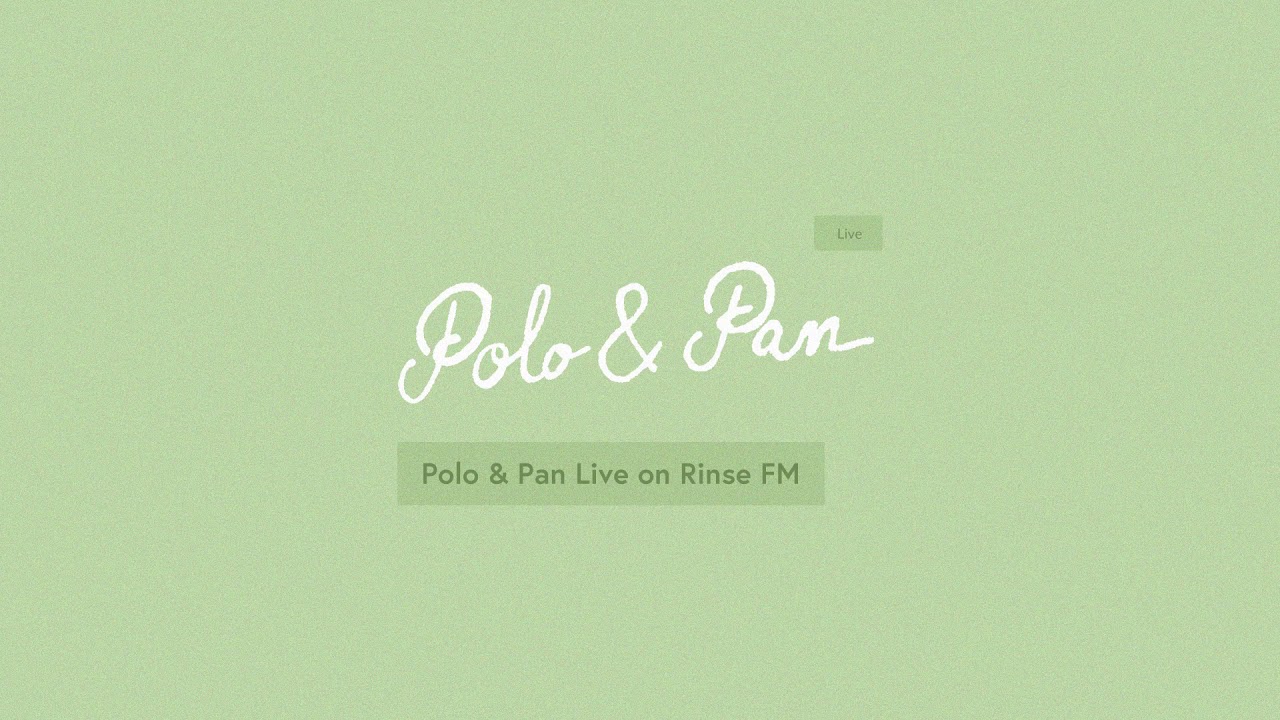 Polo & Pan Live on Rinse FM (30/09/2014)