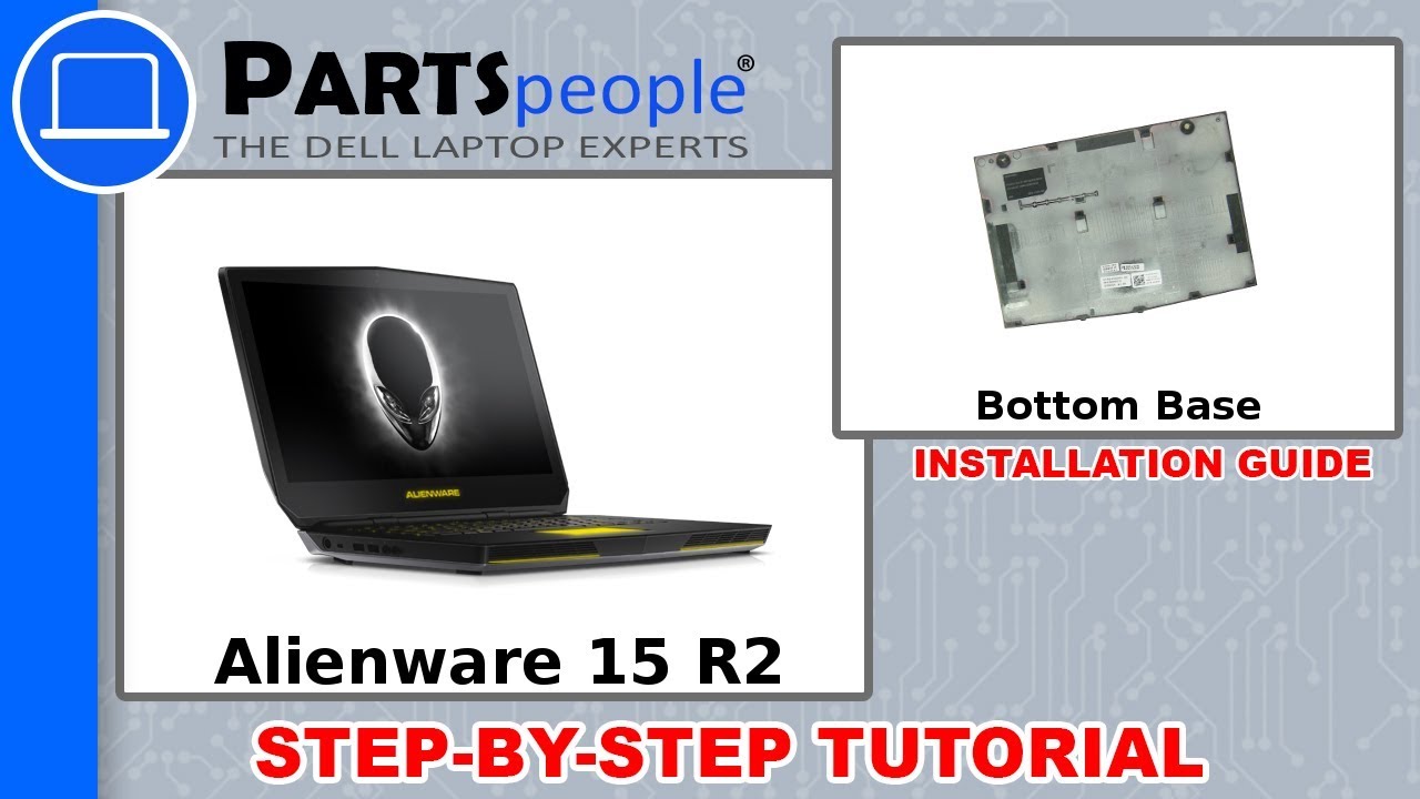 Dell Alienware 15 R2 (P42F002) Bottom Base How-To Video Tutorial