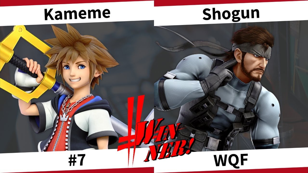 WINNER!#10 WQF - R2G | かめめ ソラ vs しょーぐん スネーク - スマブラ 大会 WINNER#10 Winner's Quarters