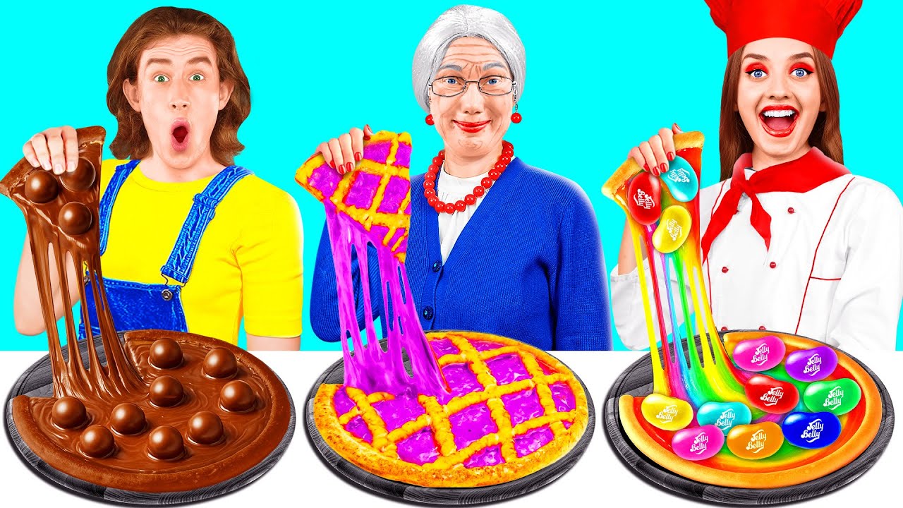 Eu vs Minha Vó No Desafio De Culinária | Momentos Engraçados