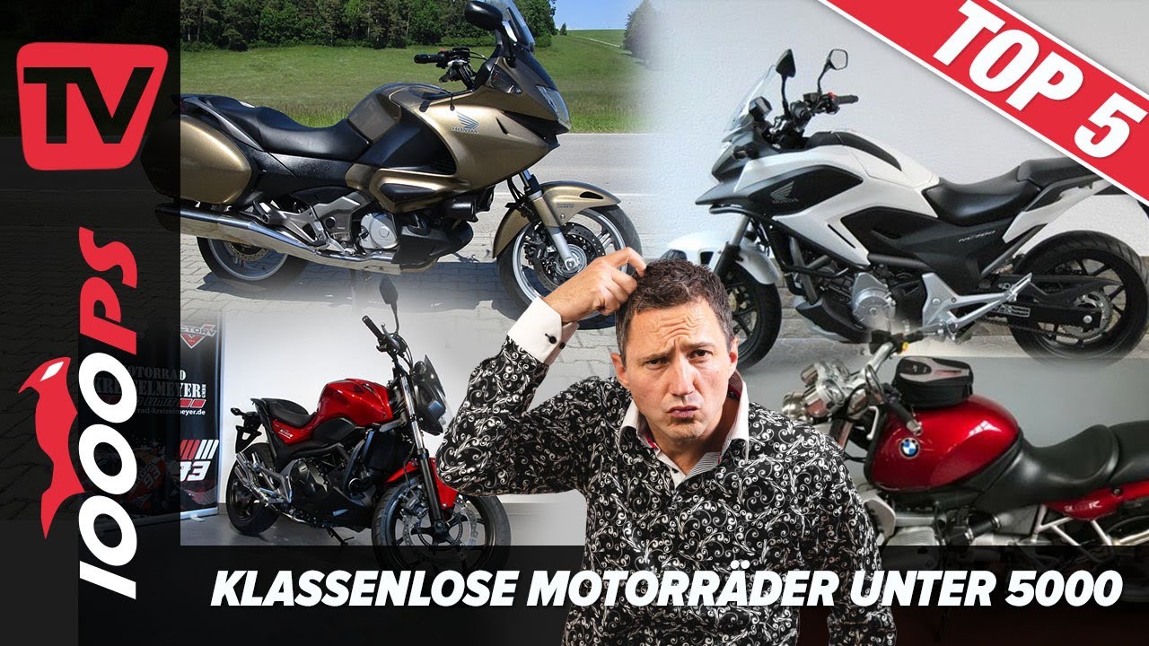 Top 5 Gebrauchte klassenlose Motorräder unter 5000 Euro