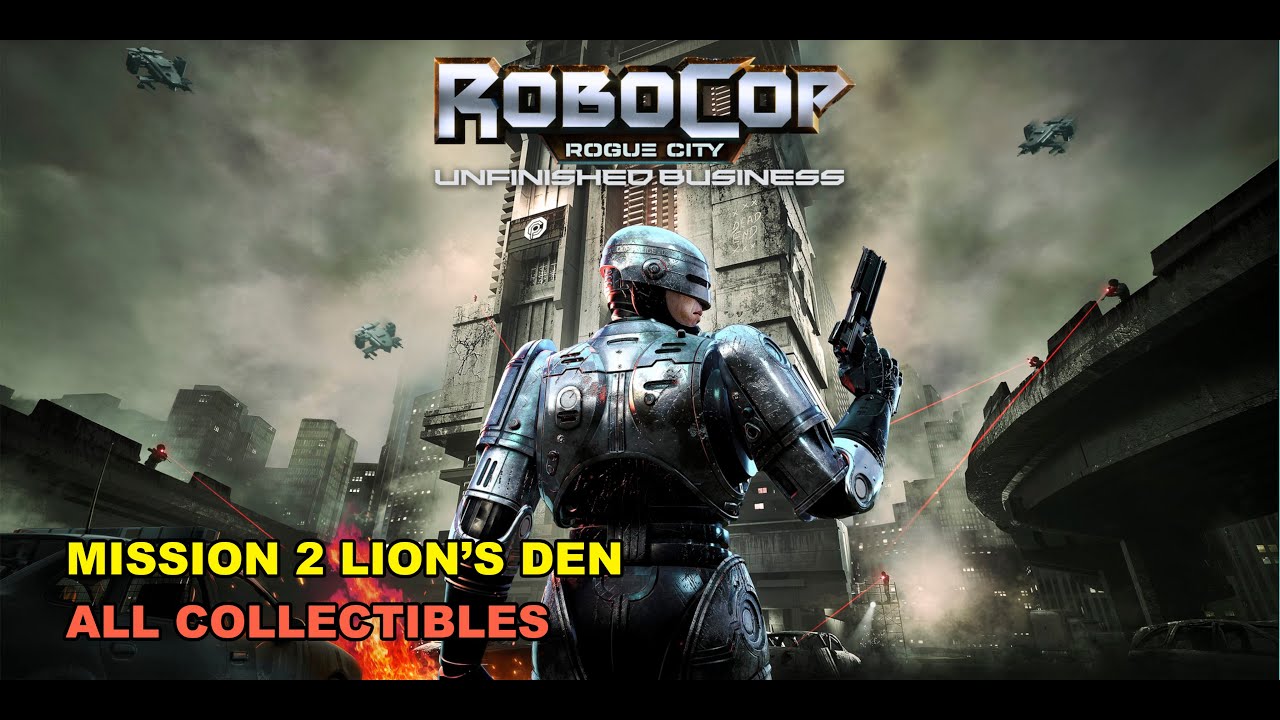 RoboCop Rogue City — Незаконченное дело — Миссия 2, Логово льва, все предметы коллекционирования