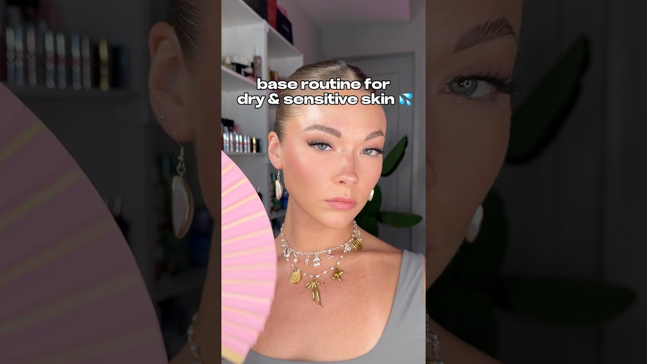 base routine for DRY skin💦🫶🏼 #baseroutine #dryskin makeup details in my Ltk (@kaylaryan)