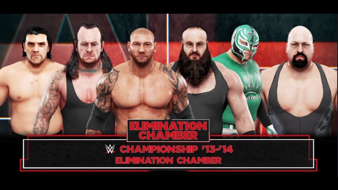WWE-2K19- 6 Men Elimination Chamber Match- WWE World Heavyweight Championship Match -WWE-2K19