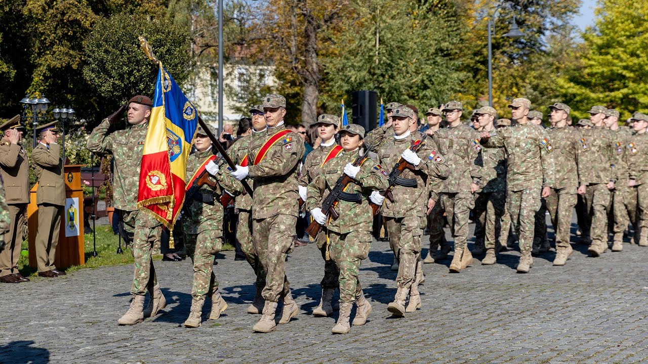 Ceremonia de depunere a Jurământului Militar de către studenții anului I - Medicină Militară