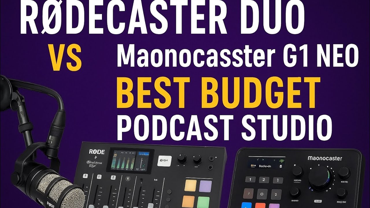 RØDECaster Duo vs Maonocaster G1 NEO | Best Budget Podcast Studio Setup 2025