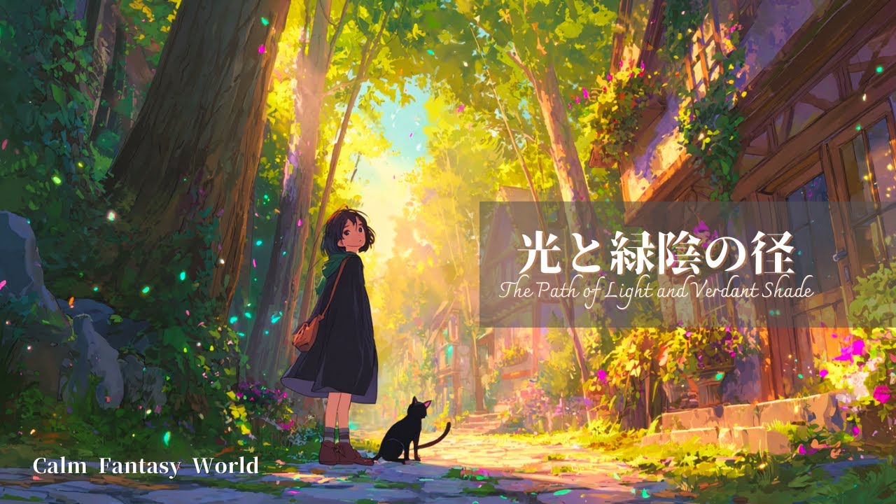 【アンビエント/ファンタジー音楽】光と緑陰の径 / The Path of Light and Verdant Shade / ファンタジー / Fantasy / 作業用BGM