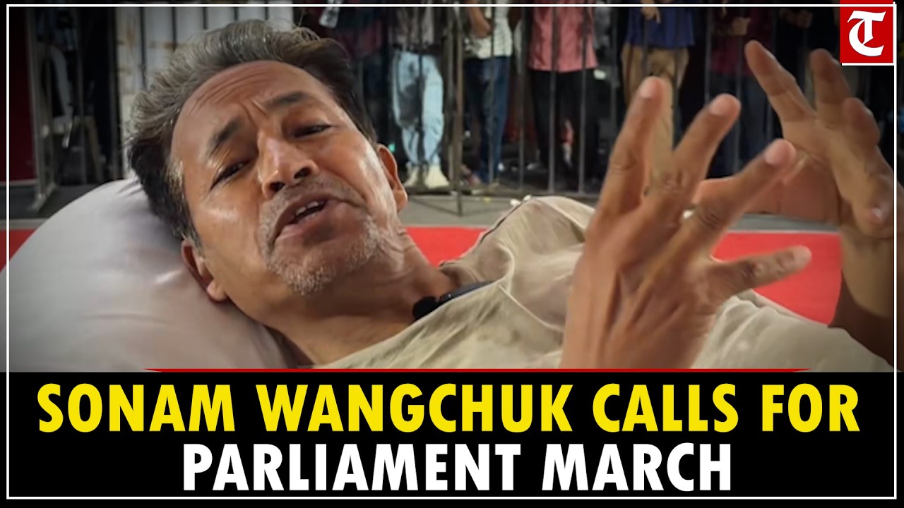 Sonam Wangchuk Urges Supporters to Join Chalo Sansad March, Continues Hunger Strike