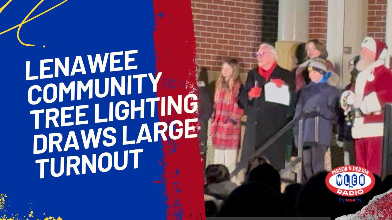 Lenawee County Christmas Tree Lighting | WLEN News