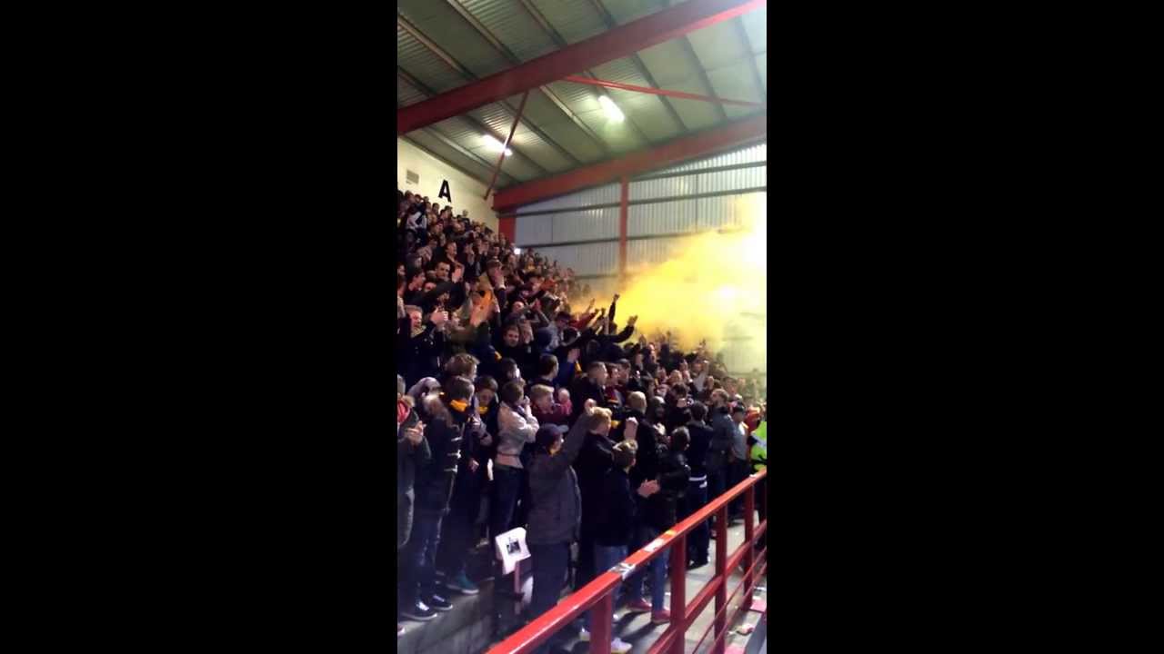 Motherwell Bois against Albion Rovers