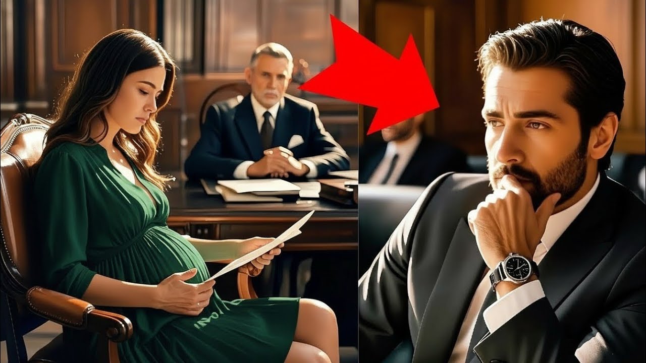 Llegó tranquila a firmar el divorcio—él quedó paralizado al ver que su ex tenía 7 meses de embarazo