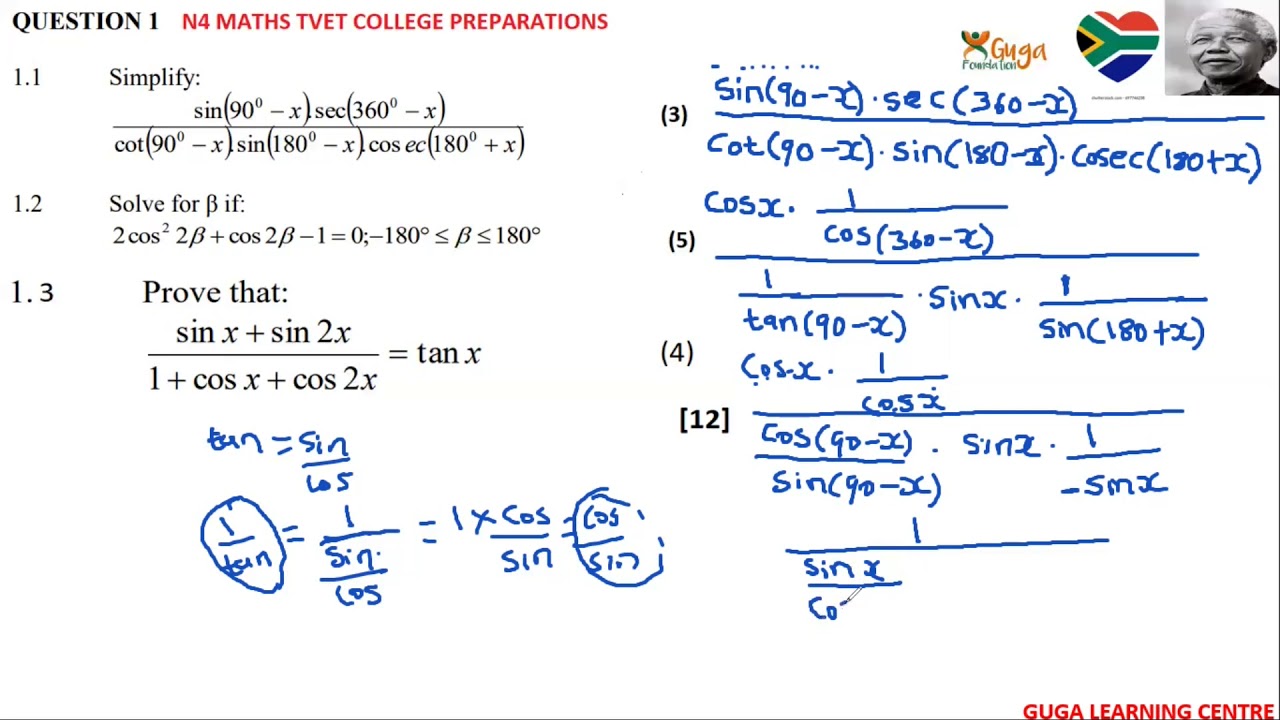 N4 MATHS Trigonometry