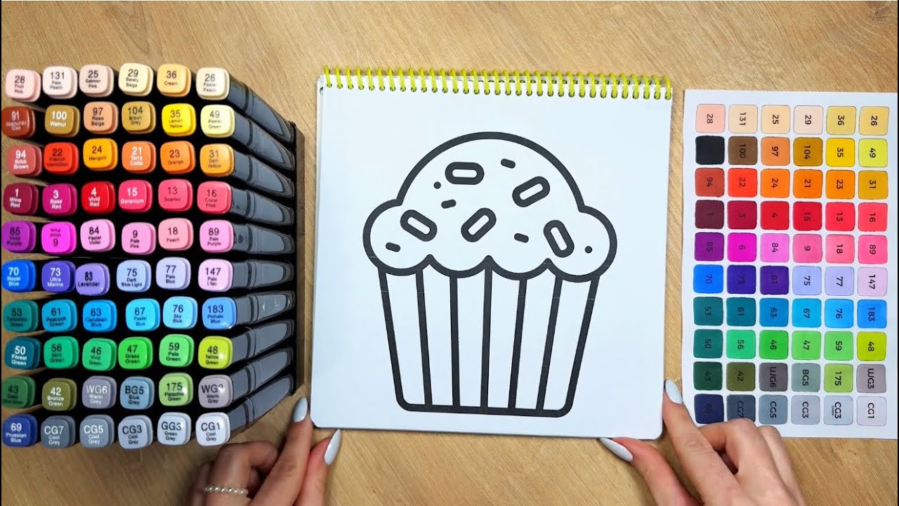 Satisfying Sweet Coloring | ASMR & Calm 🧁🦄