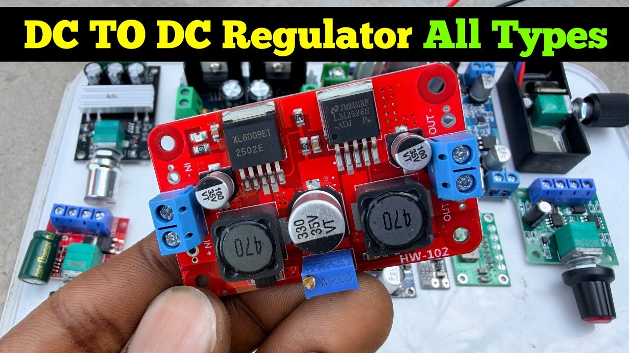 DC TO DC Voltage Regulator All Types ✅️ | Electronics verma 