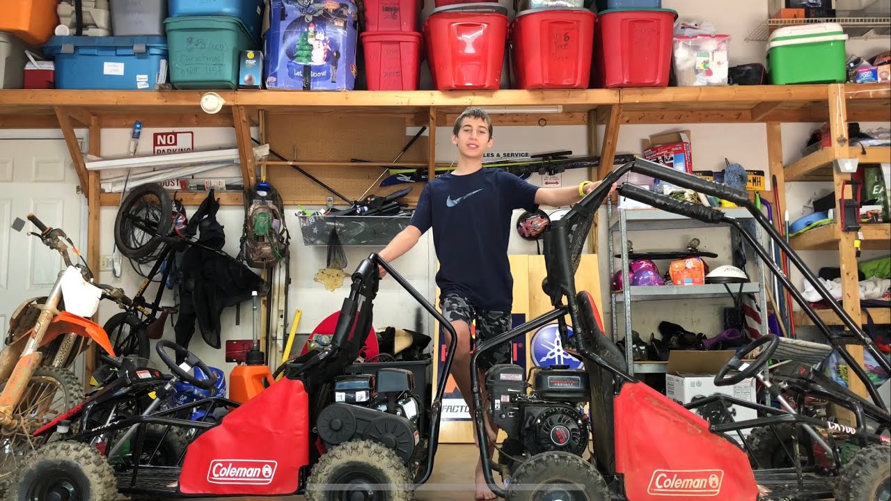 Coleman CK 100 GoKart Predator 212 Swap: наглядное сравнение и видео сборки