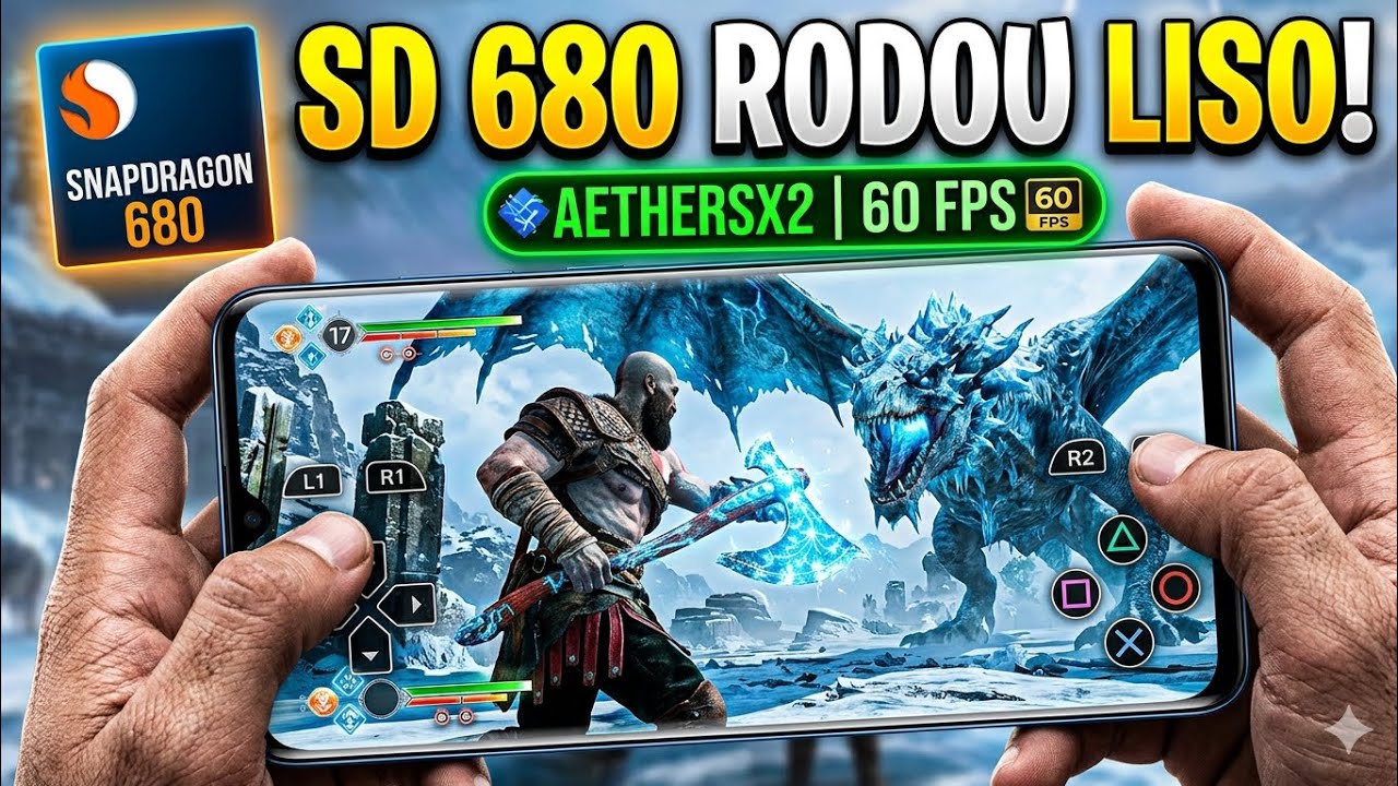 SNAPDRAGON 680 VS GOD OF WAR! 😱 RODA OU EXPLODE? (AETHER SX2)