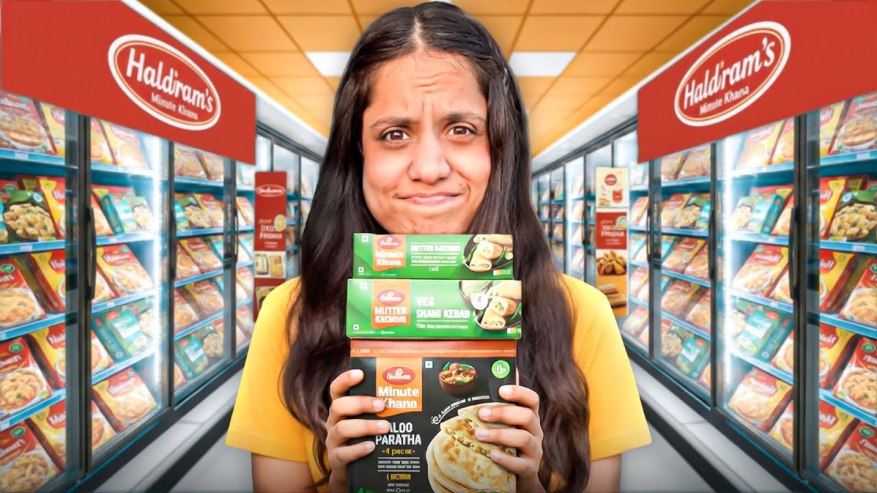 I Tried The Entire Menu Of Haldiram | Frozen Food 😱 *Unexpected Result*  