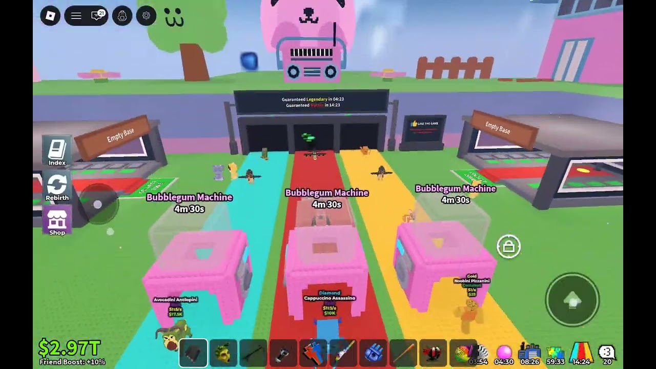 I got mi gattio on admin abuse in steal a brainrots 🤯