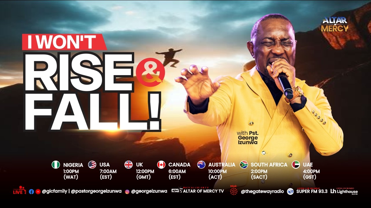 I WILL NOT RISE & FALL! | ALTAR OF MERCY PRAYER