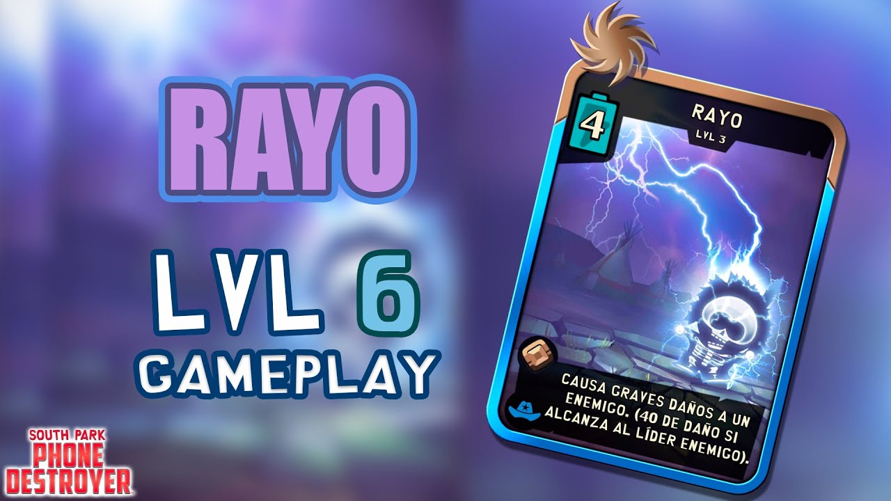 ELECTRIZANTE Rayo a nivel 6 | Gamplay Lightning Bolt lvl 6 | South Park Phone Destroyer