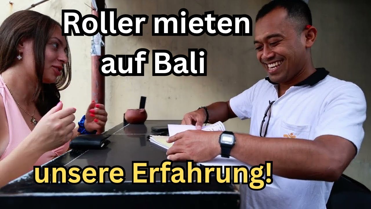 Unser erster Tag auf Bali… und direkt das erste Problem! 😅🇮🇩 | Roller, Gym & Beachclub | Vlog 1