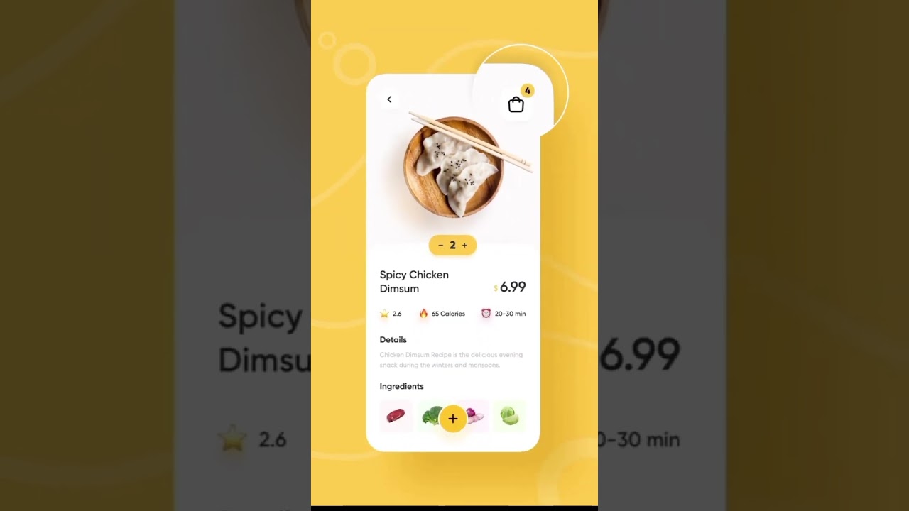 Food App Conceptual Design | UI/UX design | design inspiration #uiux #appui