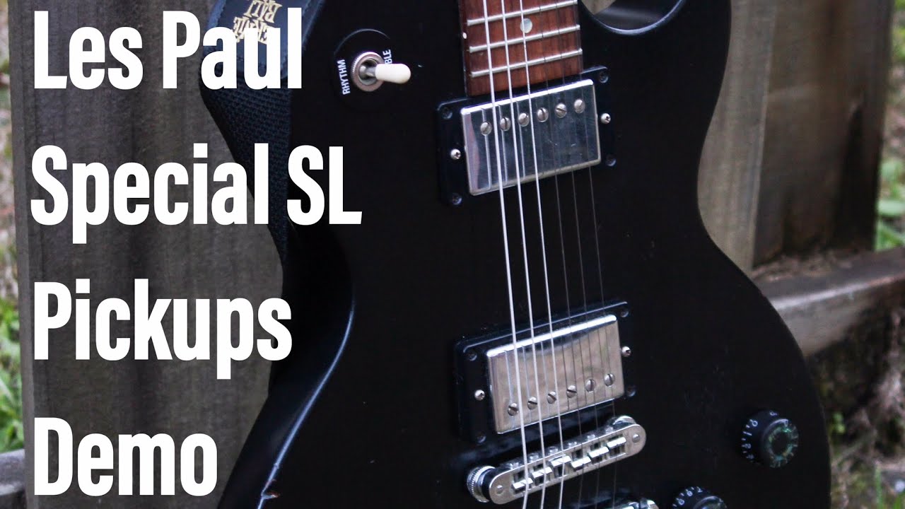 Gibson Les Paul Special SL Pickups Demo (No Commentary)