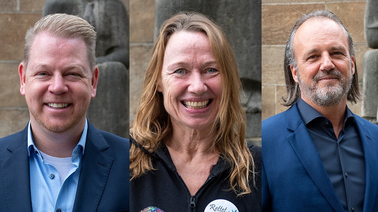 OB-Kandidaten Marco Völker, Friedhild Miller und John Heer stellen sich vor