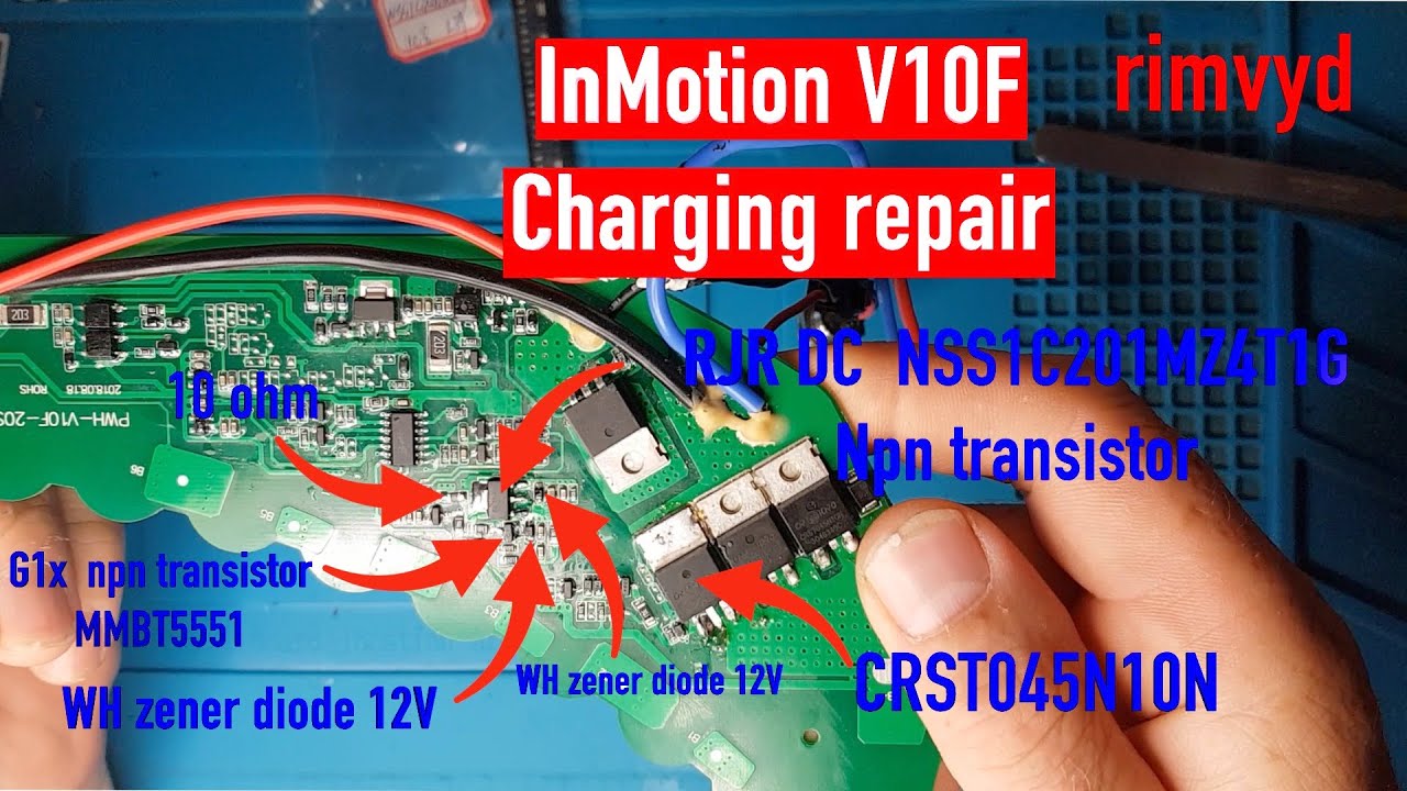 InMotion V10F Not charging repair