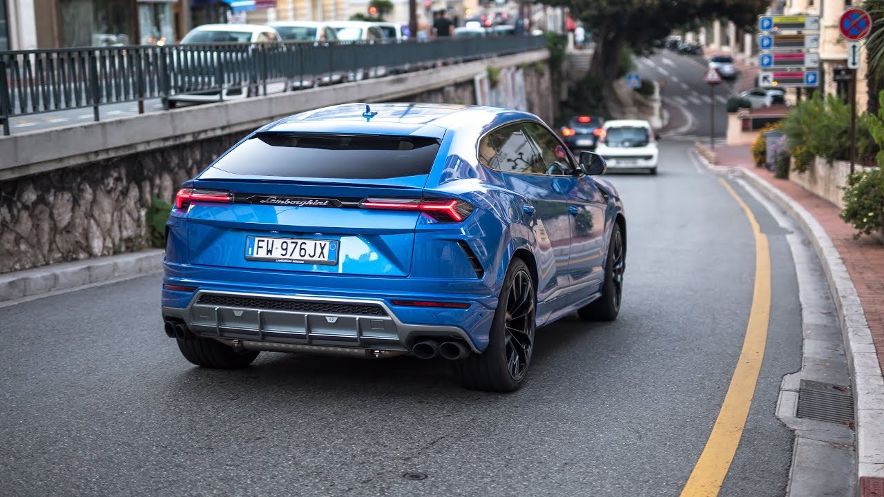 Lamborghini Urus - Accelerations & Driving in Monaco !