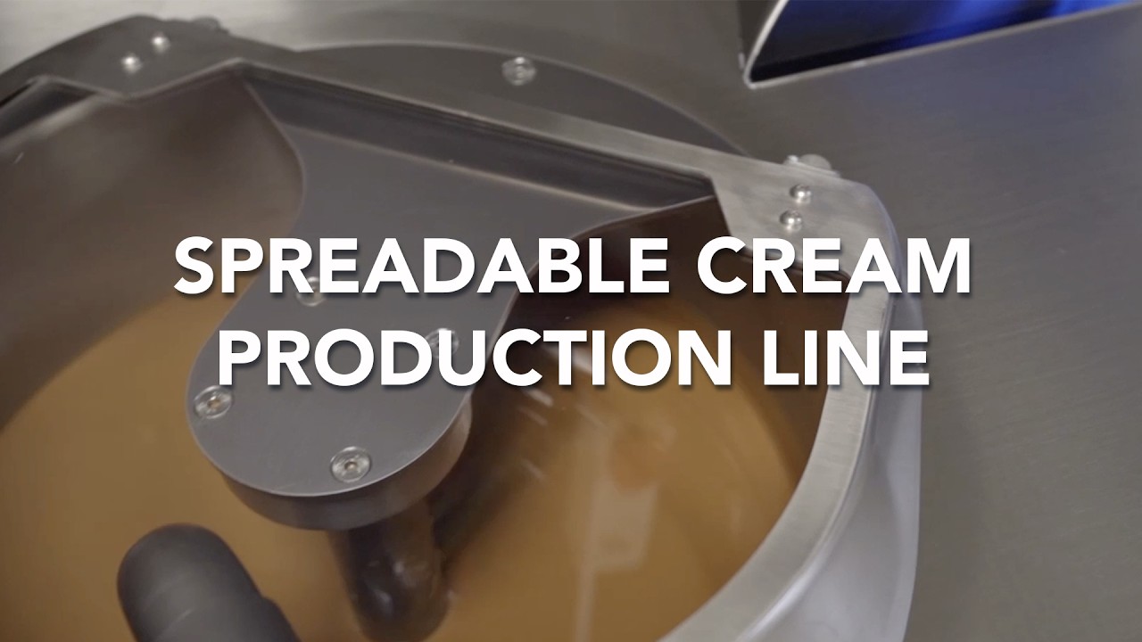 Spreadable Cream and Paste Nuts Production line by Selmi
