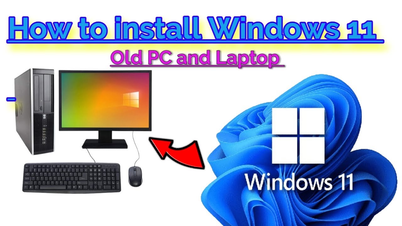 Windows 11 Install Old PC and Laptop ! how to install windows 11 | hindi?