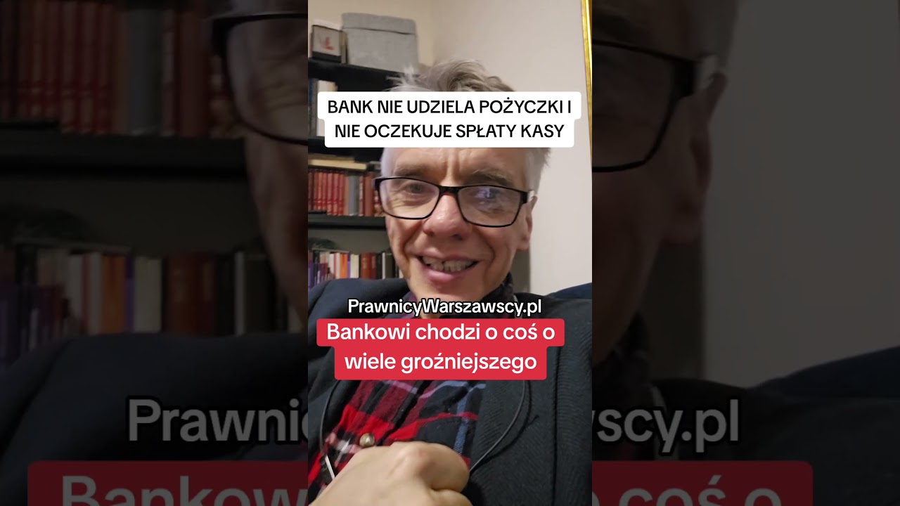 Bank nie udziela pożyczki i nie oczekuje spłaty kasy. Jest o wiele groźniej #kredyt #wiedza #prawda