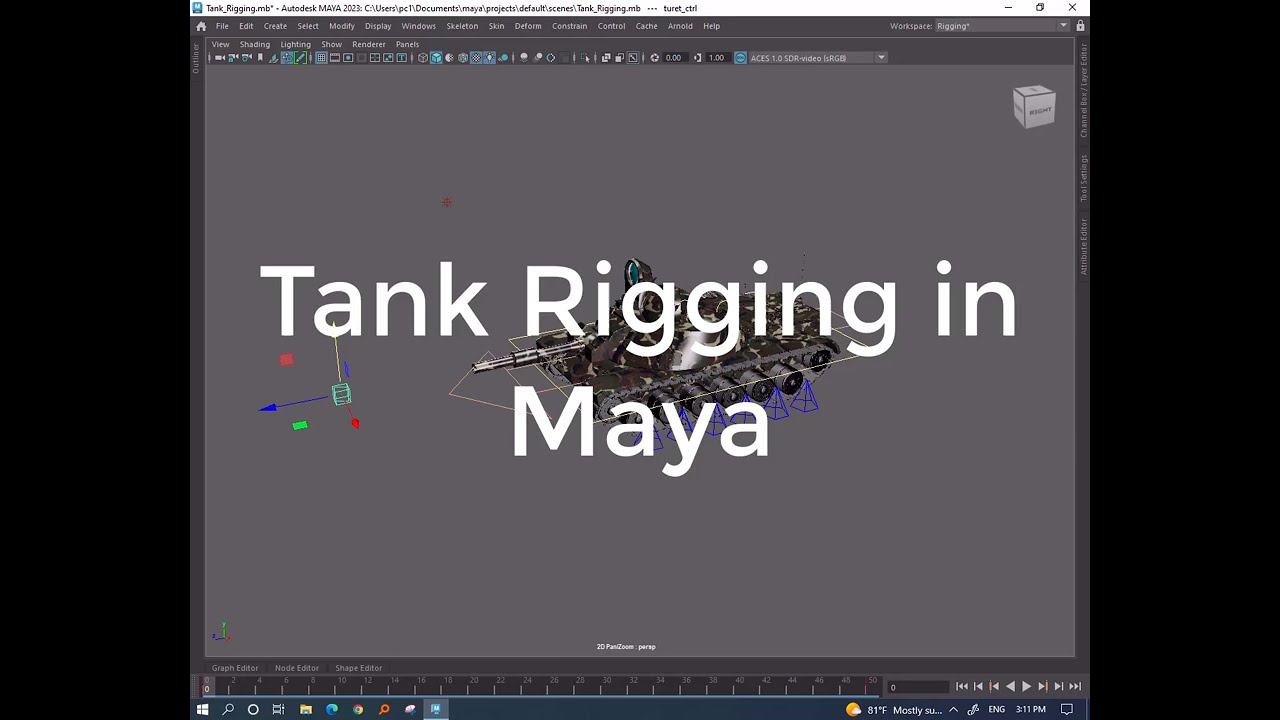 Tank Rigging in Maya