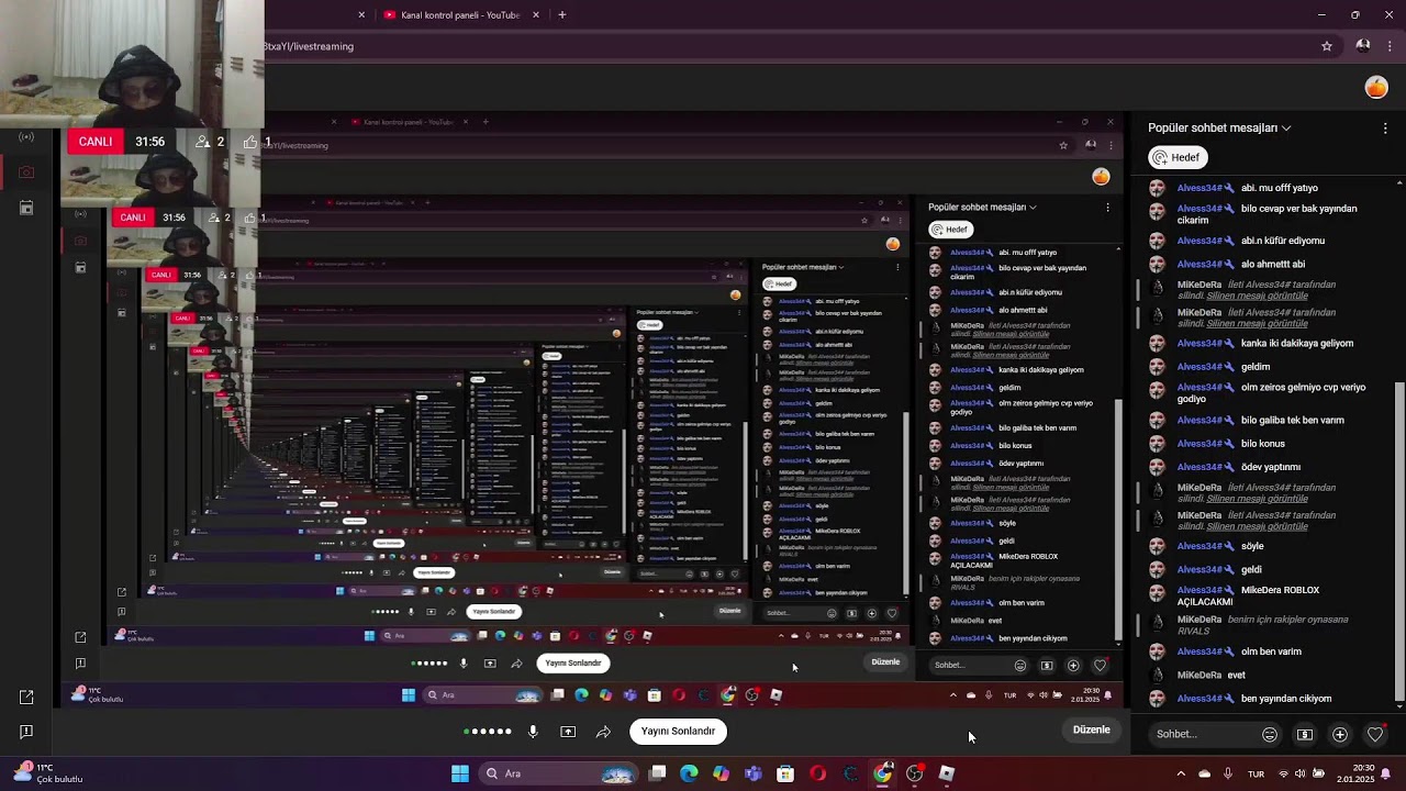 robloxda sizin dediğiniz oyunları oynuyorum hemen gel