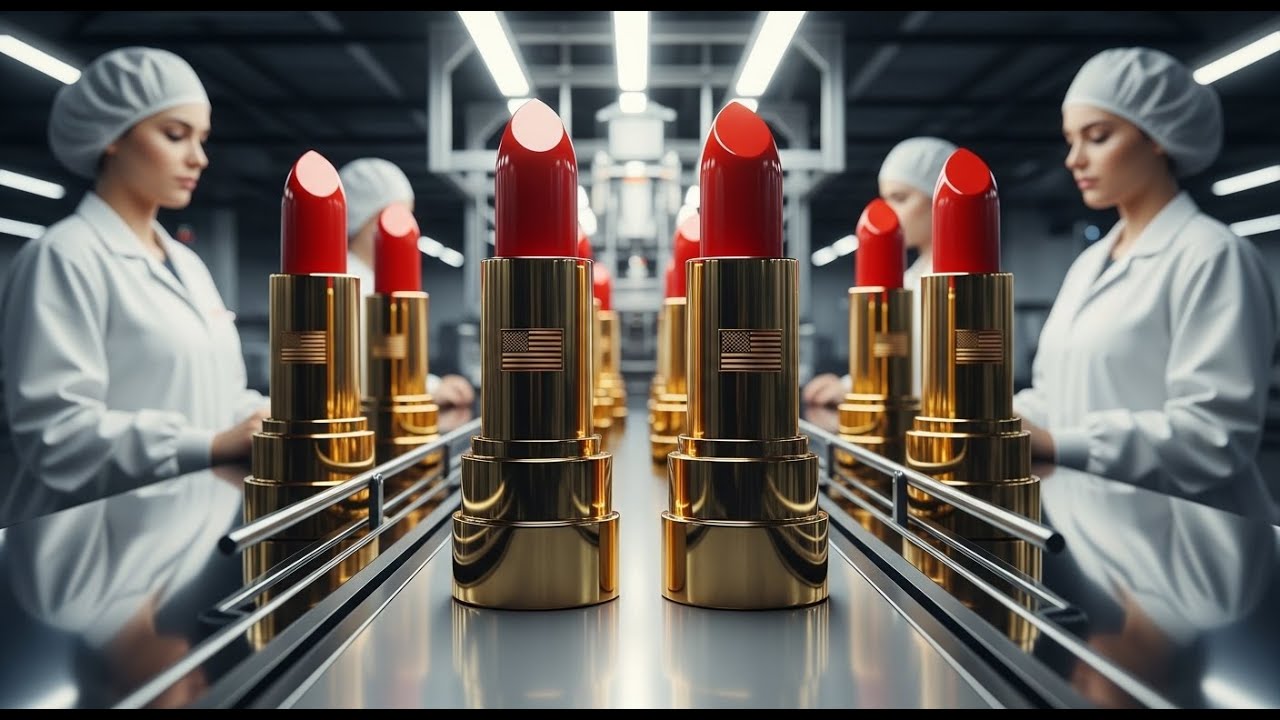 Factory Unveiled: The birth of lipstick. The surprising process of making it.