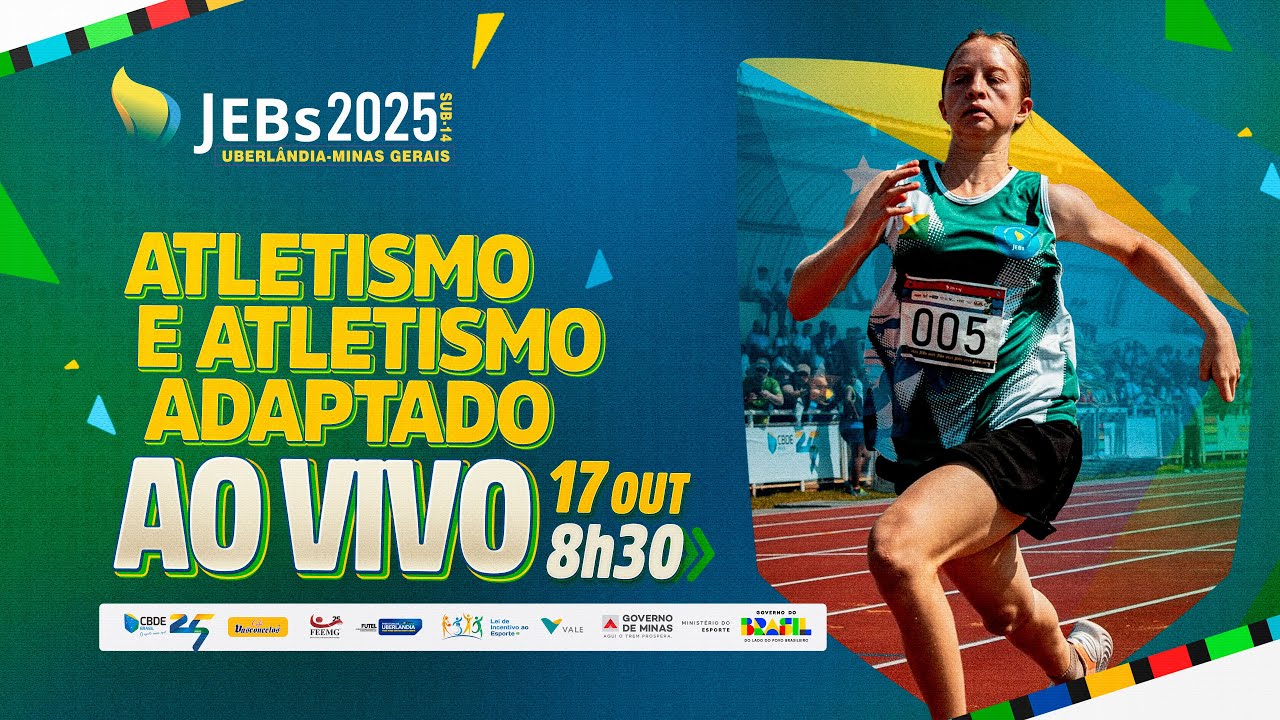 JEBs sub14/2025 Uberl&acirc;ndia | Atletismo e Atletismo Adaptado dia 17