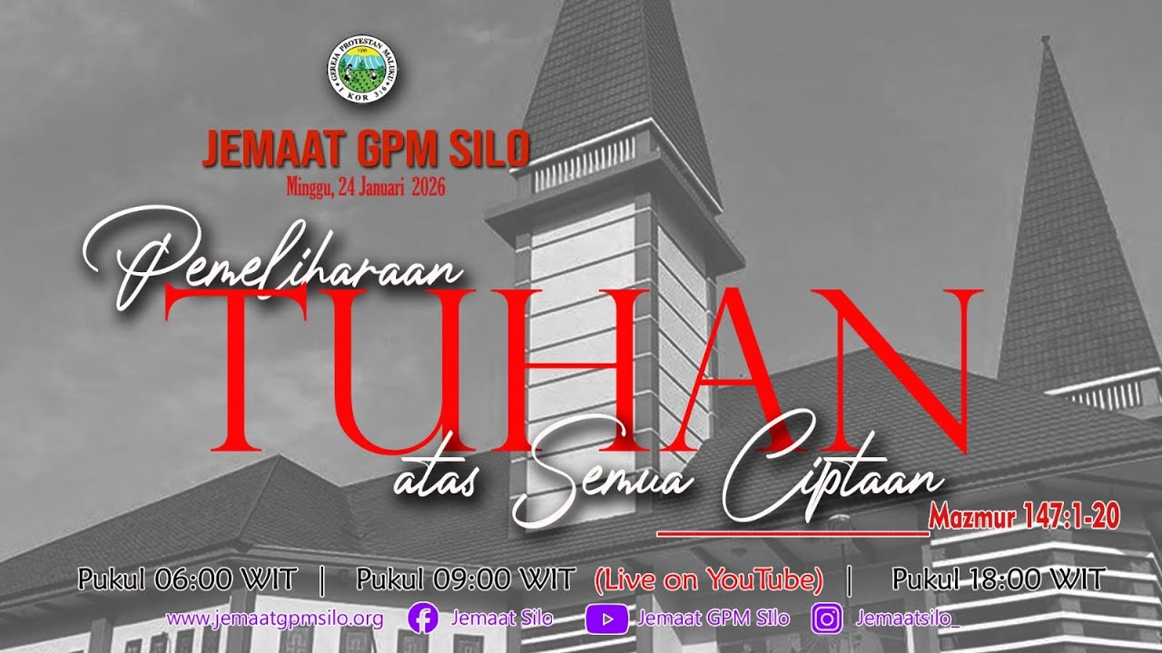 LIVE STREAMING | KEBAKTIAN MINGGU IV, 25 JANUARI 2026 | 09.00 WIT