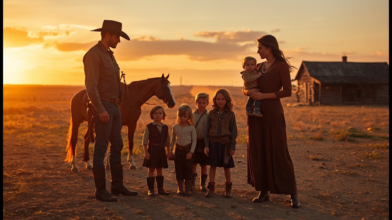|The Rich Rancher Rode in to Collect a Debt — Only to Find a Young Widow with Five Children