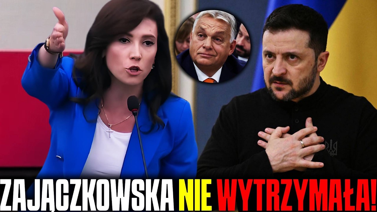 ZAJĄCZKOWSKA STAJE W OBRONIE ORBANA I UJAWNIA CO TERAZ WYPRAWIA ZEŁENSKI